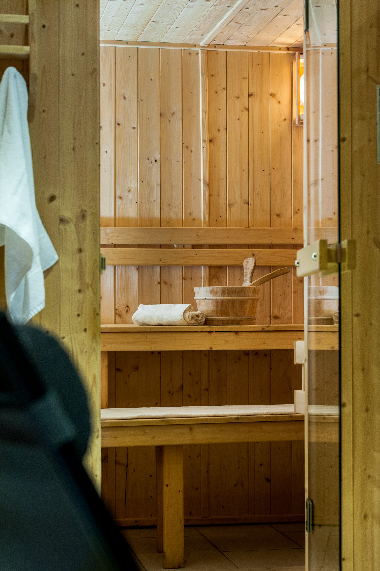 wellness area with sauna